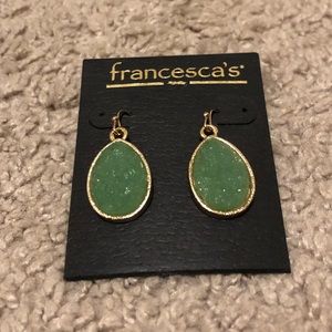 🆕 Francesca’s Mint Teardrop Earrings